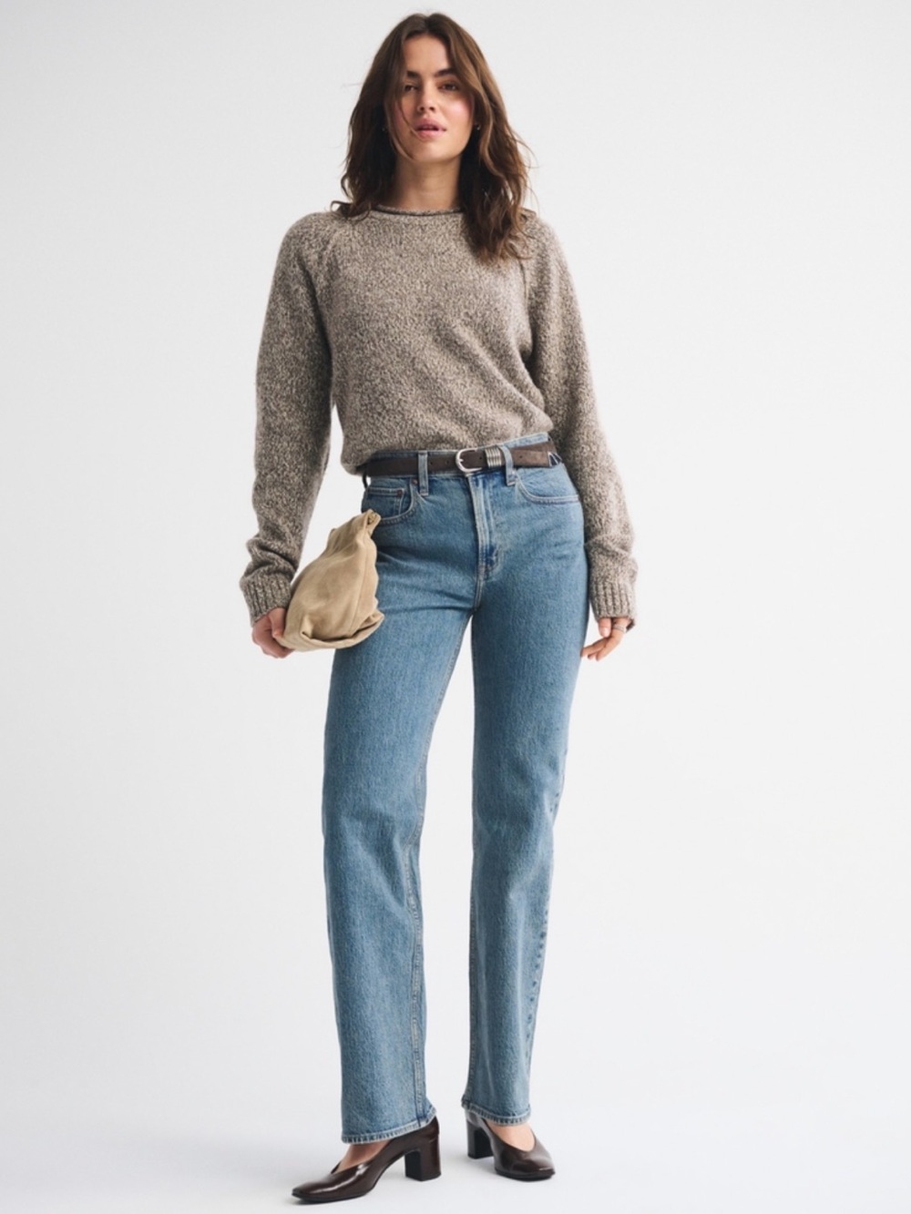 Abercrombie & Fitch Ultra High Rise 90s Straight Leg Jeans